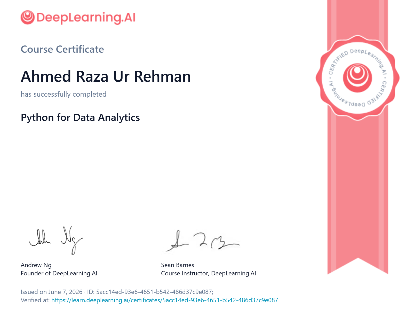 Python for Data Analytics